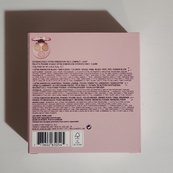 (BNA) NEW MAC Effervescence Extra Dimension Face Compact Light, New in Box - Picture 5 of 8